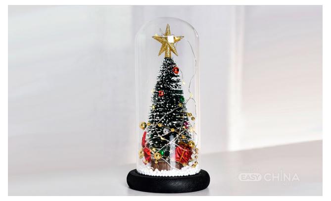 Новогодняя елка с led-подсветкой в колбе USB